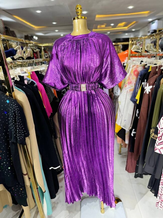 Metallic Sunray dress - Image 5