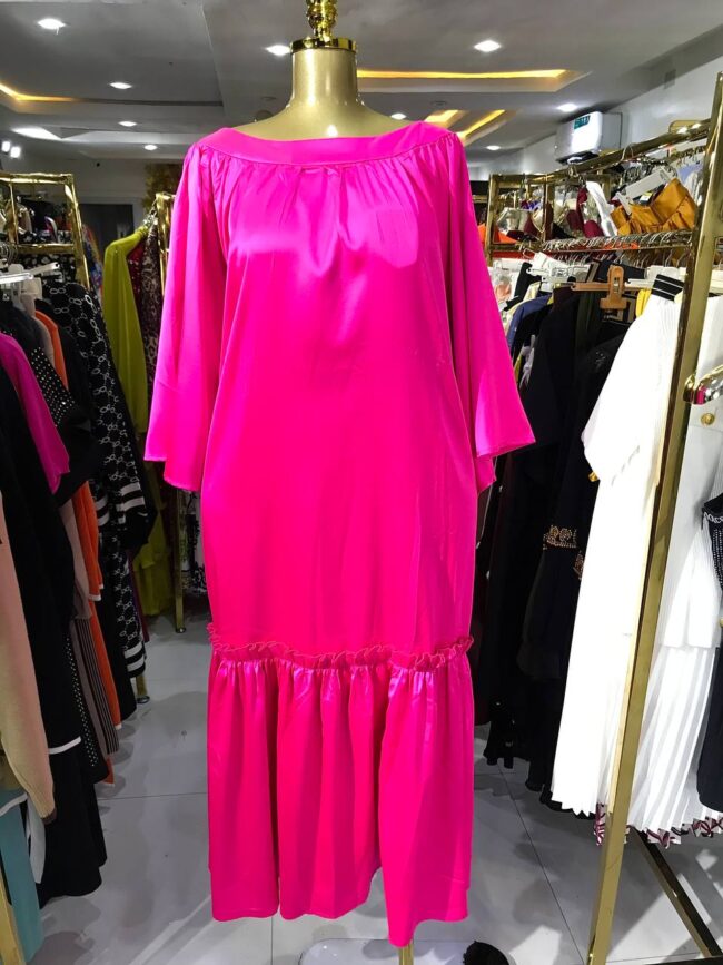 Silky hem dress - Image 3