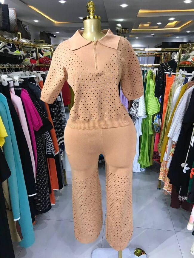Perforated Sweat Set