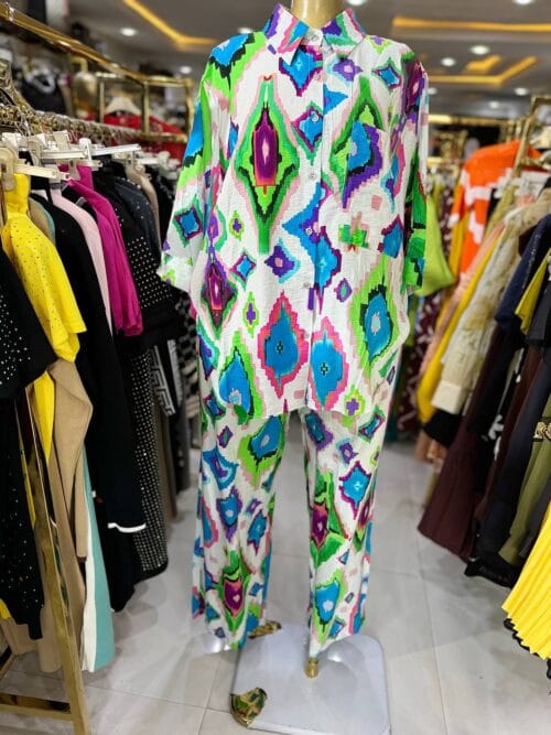 Zara Cotton Trouser Set