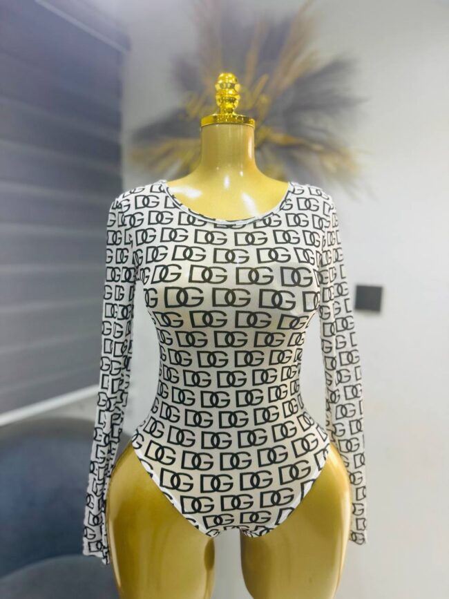 Mesh top bodysuit