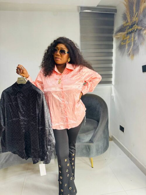 Statement silky shirt