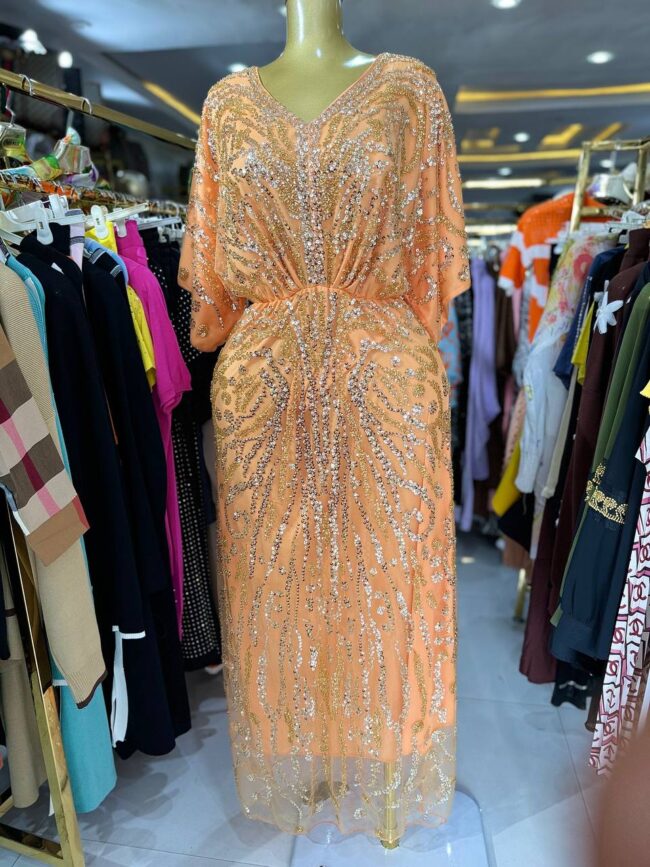 Vintage beaded dress - Image 4