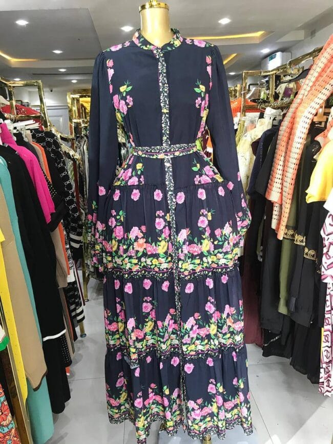 Floral Chiffon Maxi Dress - Image 2