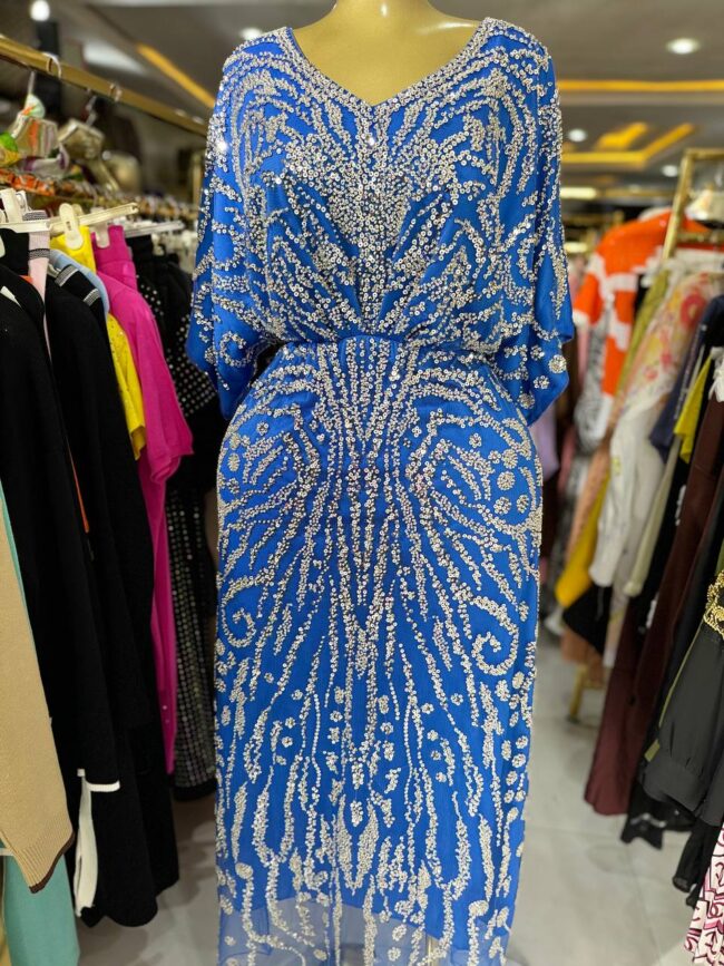 Vintage beaded dress - Image 2
