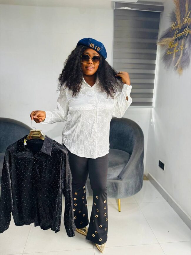 Statement silky shirt - Image 2