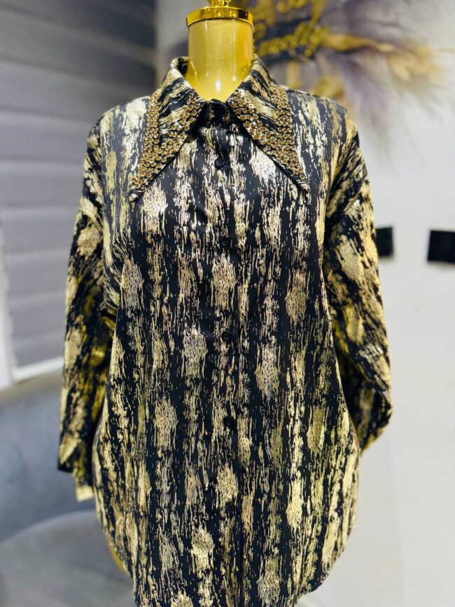 Beautiful Gold mix top - Image 2