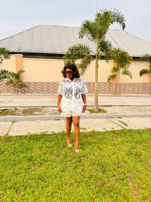 Beautiful lacey 2pcs short set