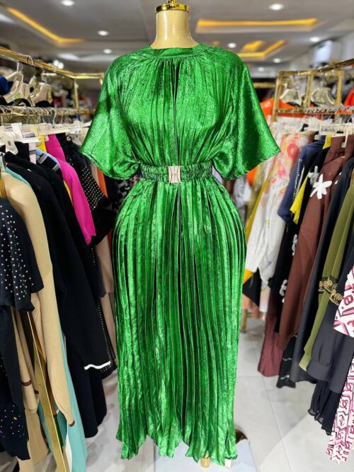 Metallic Sunray dress