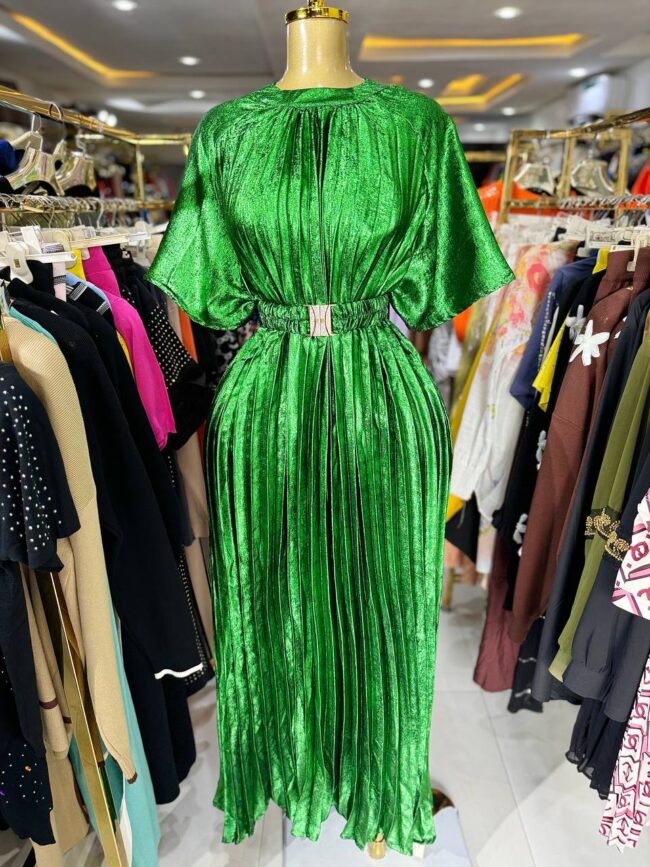 Metallic Sunray dress