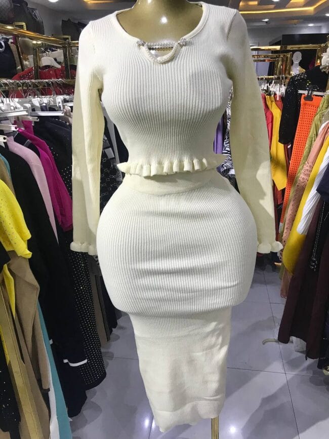 Sweat Crop Skirt Set - Image 5