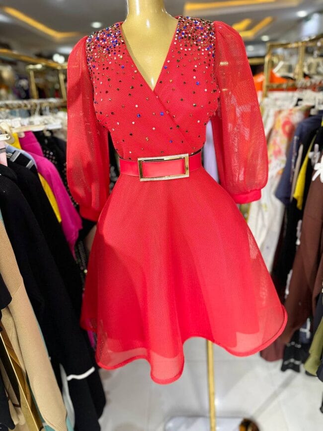 Red Barbie Dress - Image 2