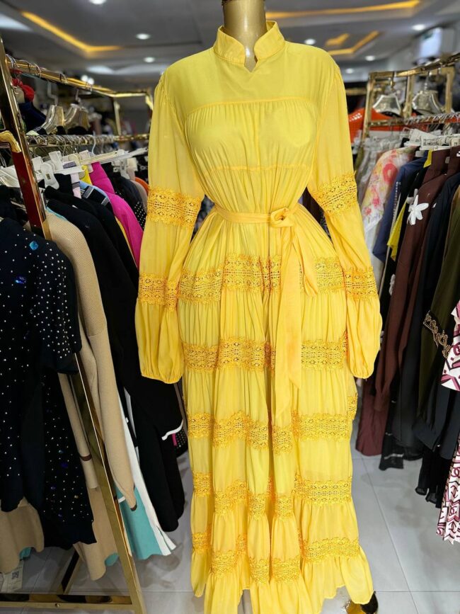 Yellow maxi dress - Image 3